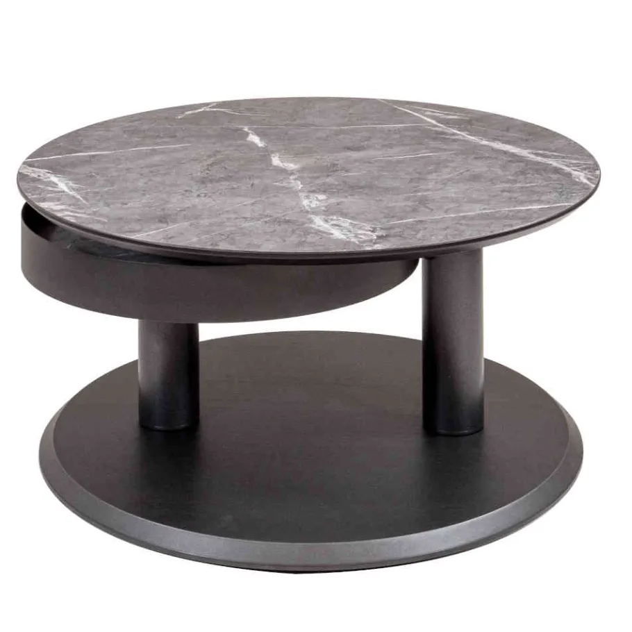 New Wohnen Couchtisch mit zwei Platten verdrehbar - Lachea