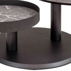 New Wohnen Couchtisch mit zwei Platten verdrehbar - Lachea