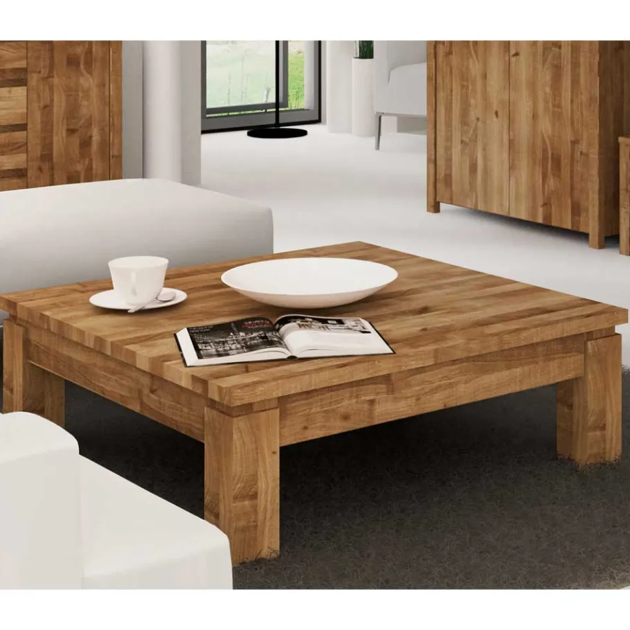 Wohnen Couchtisch Nadalia aus Wildeiche Massivholz