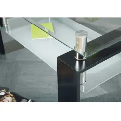 Wohnen Couchtisch Nairobi mit Glasplatte