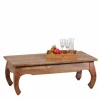 Outlet Wohnen Couchtisch Raynella aus Akazie naturbelassen