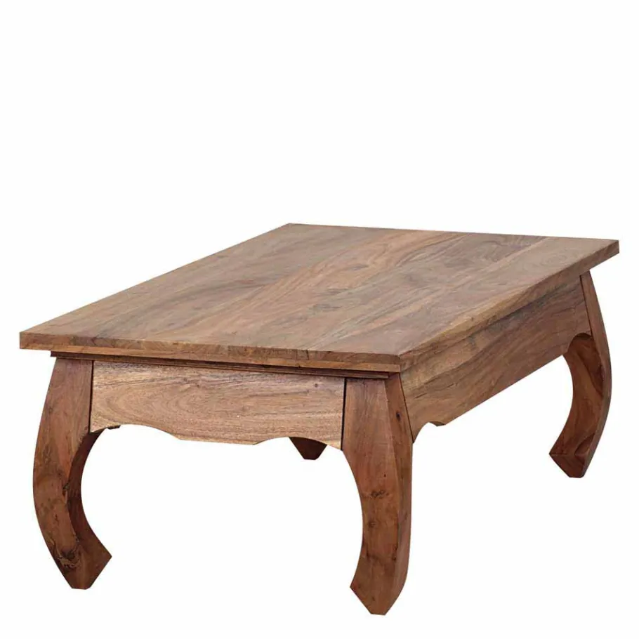 Outlet Wohnen Couchtisch Raynella aus Akazie naturbelassen