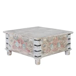 Sale Wohnen Couchtisch Truhe in White Wash - Pescara