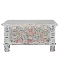 Sale Wohnen Couchtisch Truhe in White Wash - Pescara