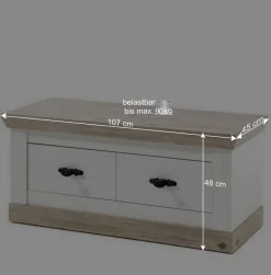 Discount Wohnen Country Flurmöbel Kombi Set - Nedita (fünfteilig)