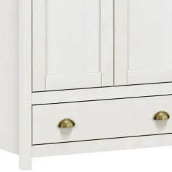 Discount Wohnen Country Style Kleiderschrank mit 2 Schubladen - Abelkav