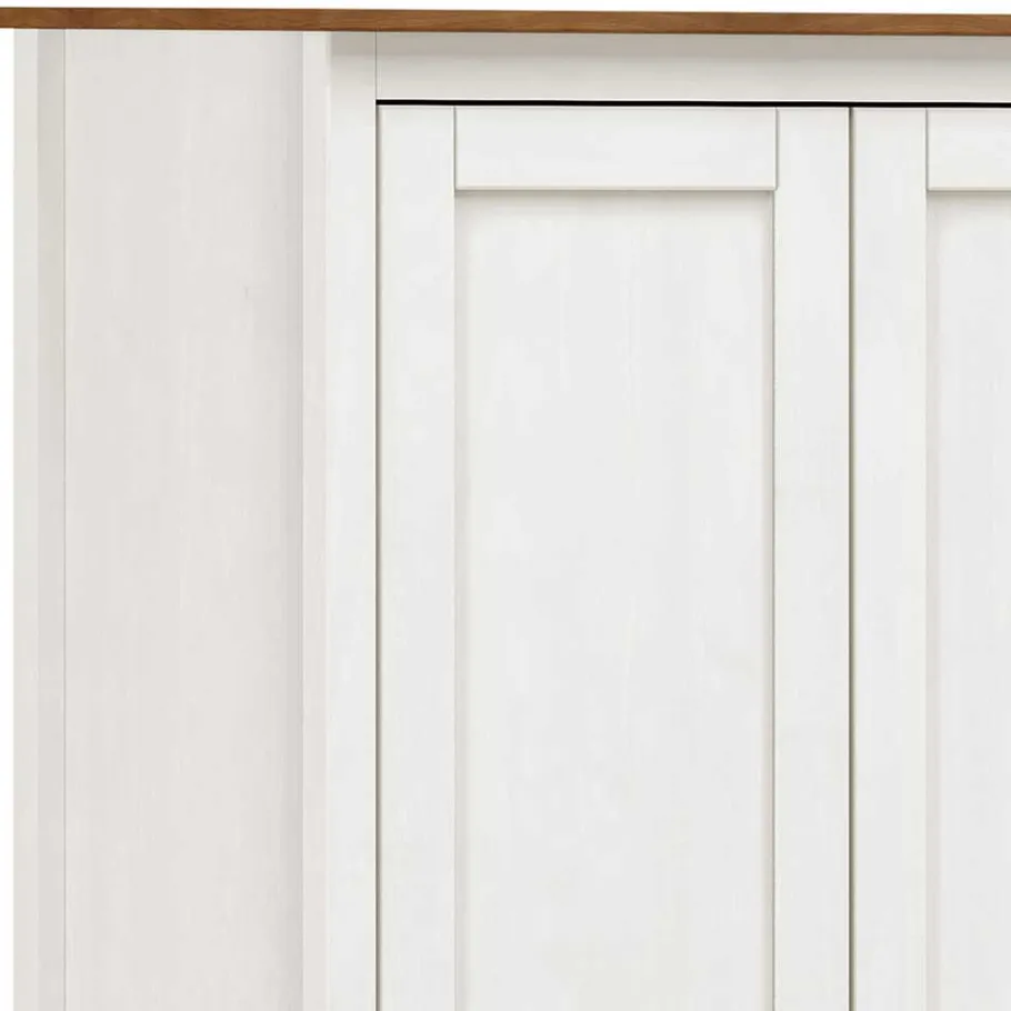 Discount Wohnen Country Style Kleiderschrank mit 2 Schubladen - Abelkav