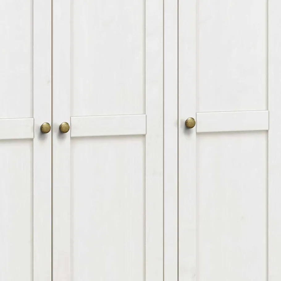 Discount Wohnen Country Style Kleiderschrank mit 2 Schubladen - Abelkav