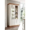Discount Wohnen Country Style Vitrinenschrank zweifarbig - Diatara