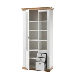 Discount Wohnen Country Style Vitrinenschrank zweifarbig - Diatara