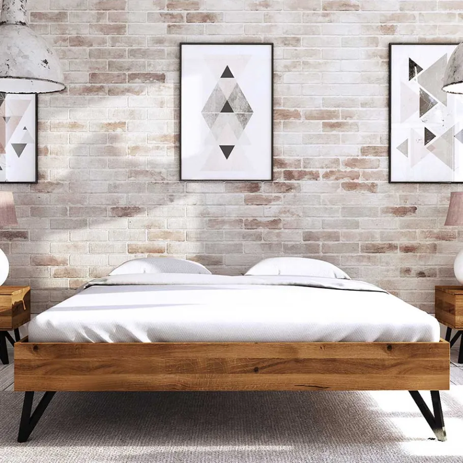 Clearance Wohnen Dachzimmer Holzbett mit 190cm Länge - Mandirov