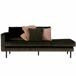 Sale Wohnen Daybed Jantal mit Samt dunkelgrün