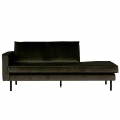 Sale Wohnen Daybed Jantal mit Samt dunkelgrün