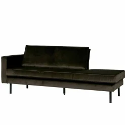 Sale Wohnen Daybed Jantal mit Samt dunkelgrün