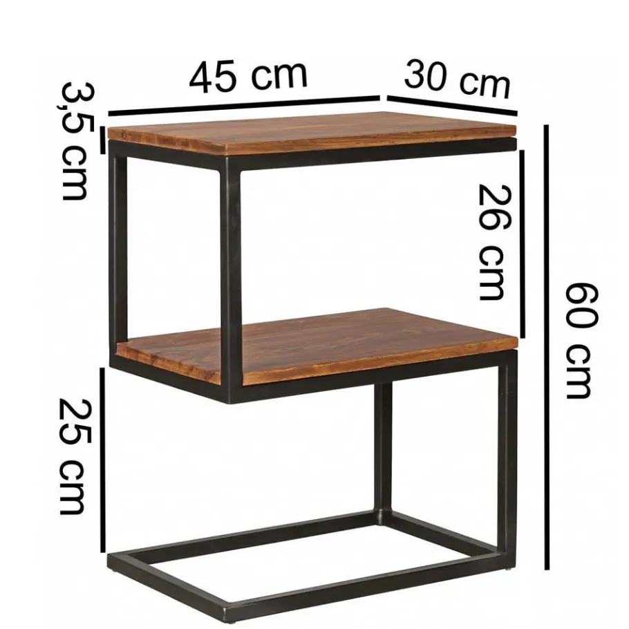 Hot Wohnen Design Ablagetisch Bebevos mit 60 cm Höhe