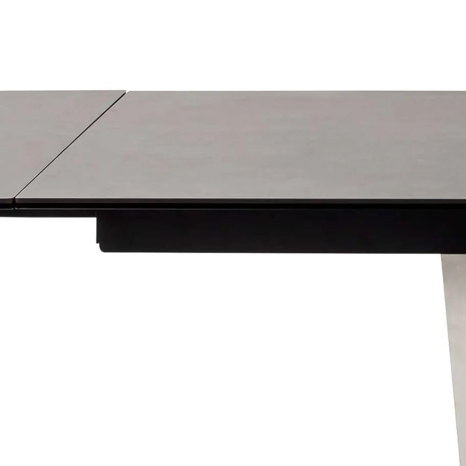 Discount Wohnen Design Ausziehtisch aus Glas und Keramik - Lagorene