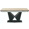 Clearance Wohnen Design Ausziehtisch mit X-Säulengestell - Katell
