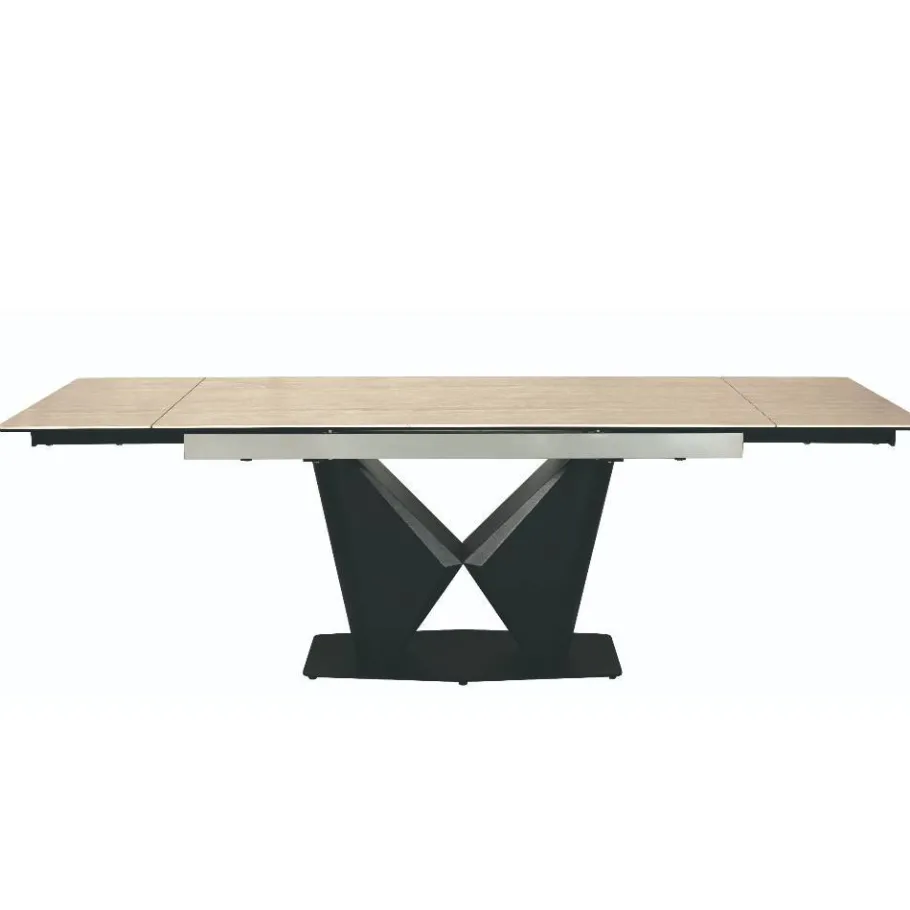 Clearance Wohnen Design Ausziehtisch mit X-Säulengestell - Katell