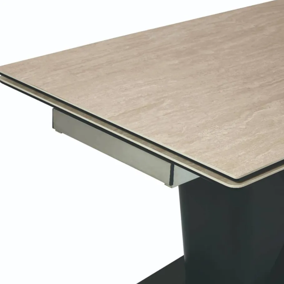 Clearance Wohnen Design Ausziehtisch mit X-Säulengestell - Katell
