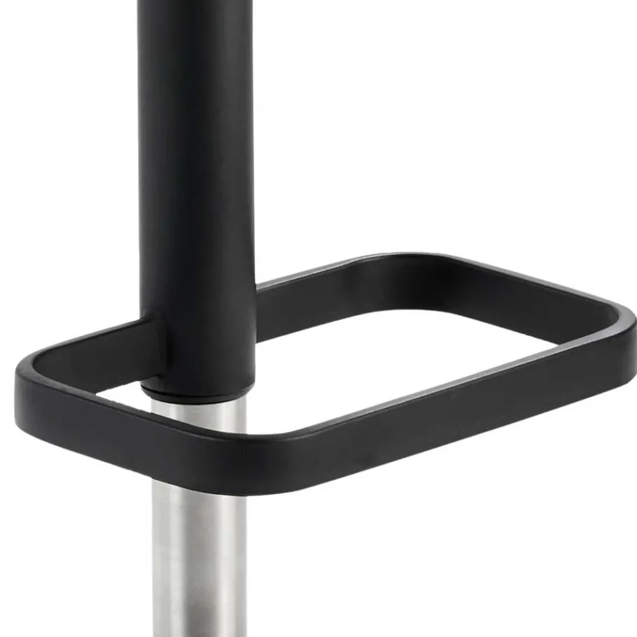 Outlet Wohnen Design Barhocker in Taupe & Schwarz - Greogia