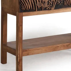 Hot Wohnen Design Barschrank mit Schnitzerei und Lack - Marcel