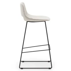 Sale Wohnen Design Barstühle in Beige & Schwarz - Heats (2er Set)