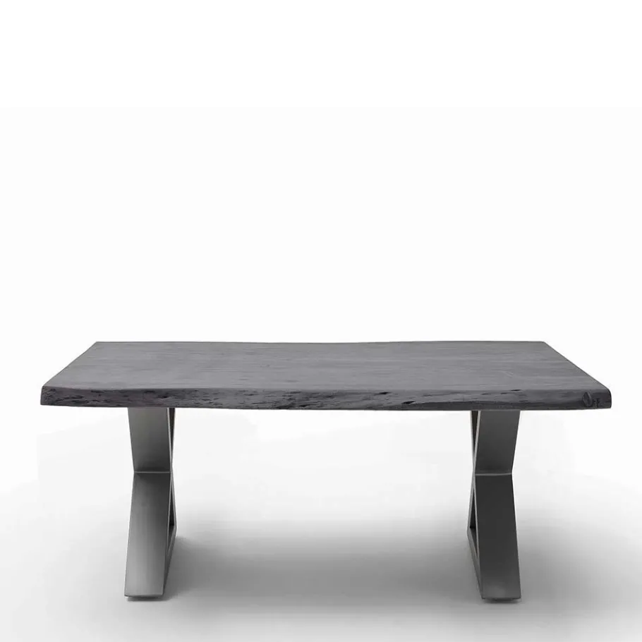 Best Wohnen Design Baumkanten-Couchtisch in Grau - Siestago