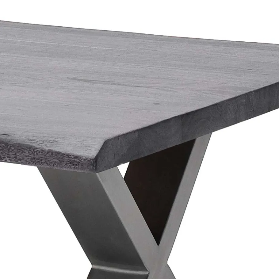 Best Wohnen Design Baumkanten-Couchtisch in Grau - Siestago