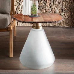 Best Wohnen Design Beistelltisch aus rustikaler Akazie - Colles
