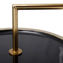 Sale Wohnen Design Beistelltisch in Schwarz und Gold - Egeass