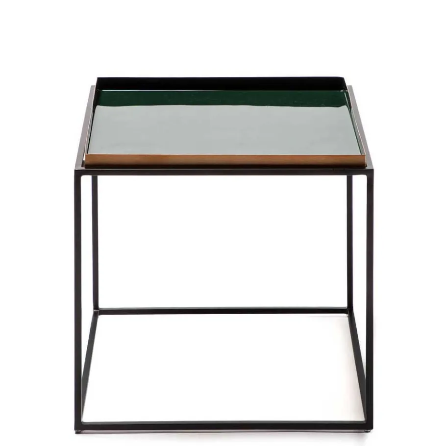 New Wohnen Design Beistelltisch mit 2 Einsätzen - Zalio