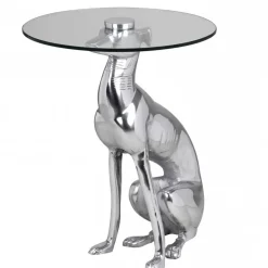 Best Wohnen Design Beistelltisch mit Säulengestell Hund - Cacia