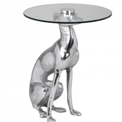 Best Wohnen Design Beistelltisch mit Säulengestell Hund - Cacia