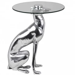 Best Wohnen Design Beistelltisch mit Säulengestell Hund - Cacia