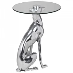 Best Wohnen Design Beistelltisch mit Säulengestell Hund - Cacia