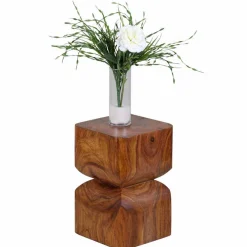 New Wohnen Design Beistelltischchen Pisinon aus Holz massiv