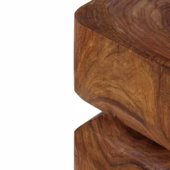 New Wohnen Design Beistelltischchen Pisinon aus Holz massiv
