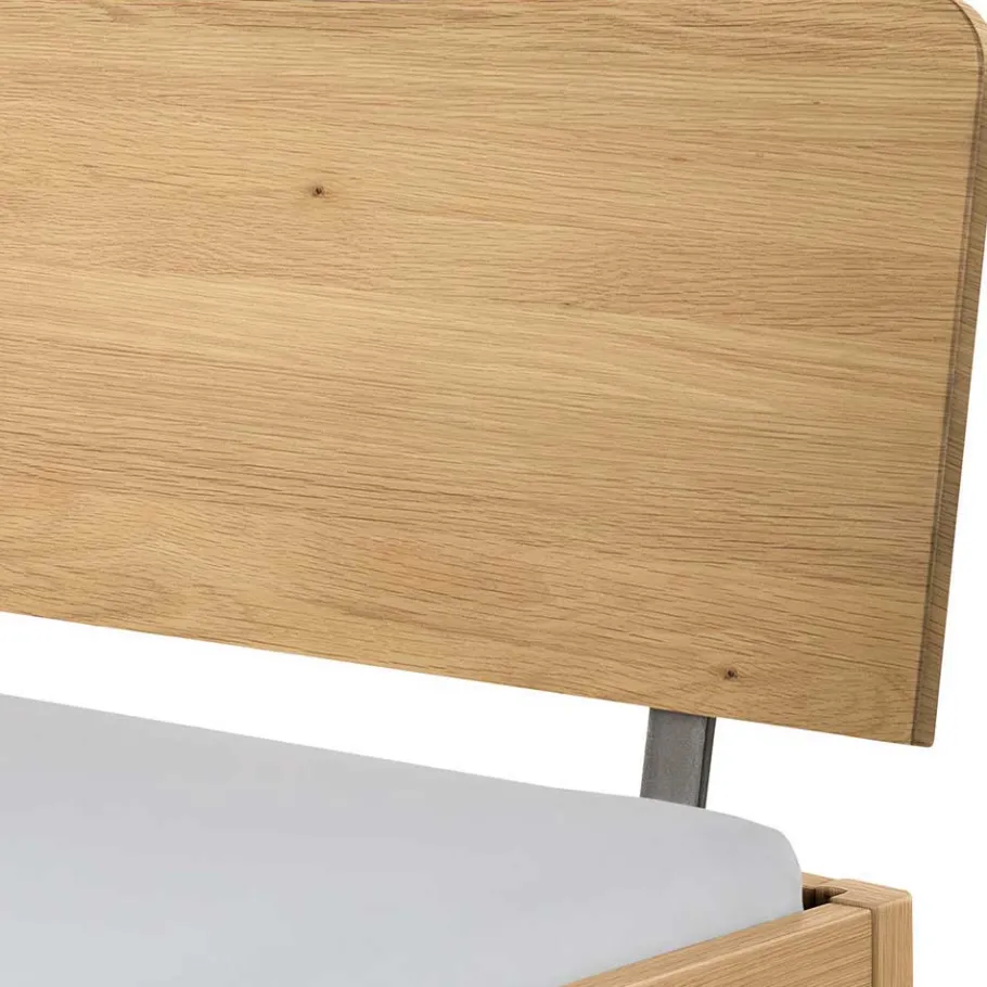 Hot Wohnen Design Bett aus hell geölter Eiche - Promenada