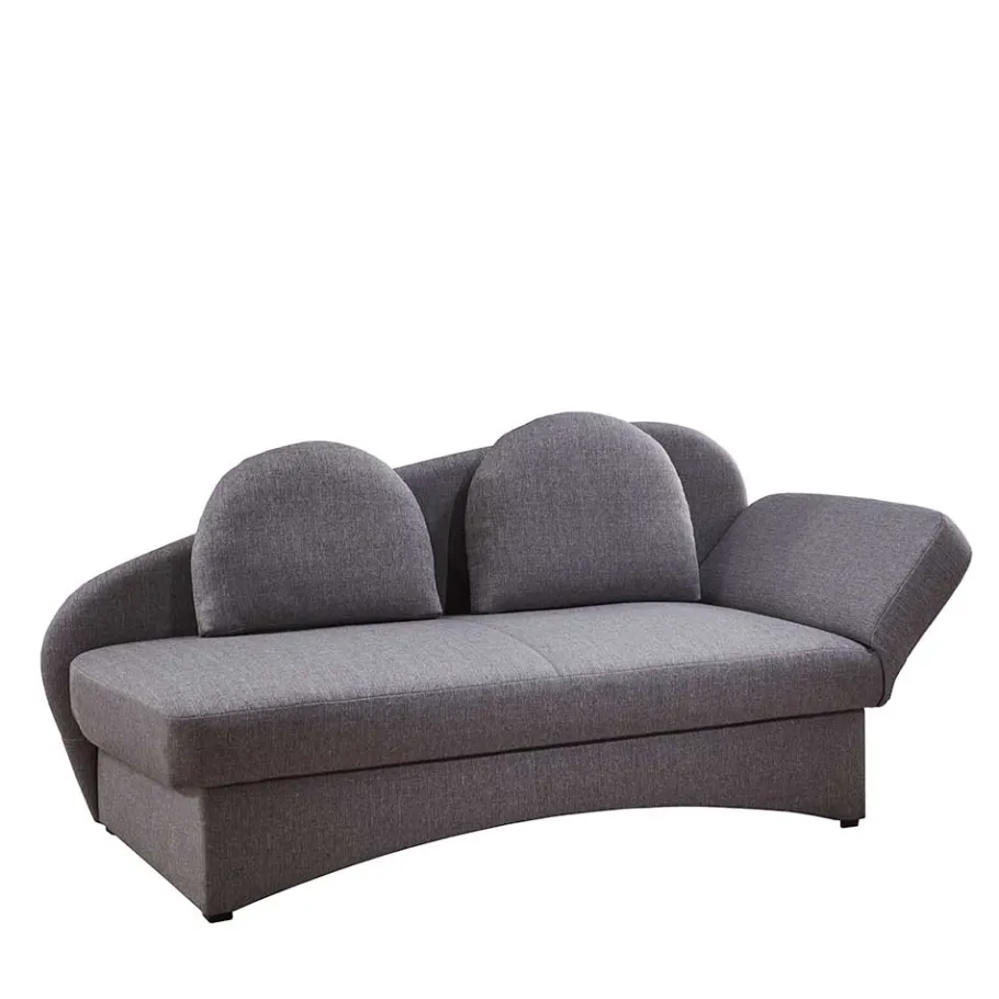 Best Wohnen Design Bettcouch in Grau - Maelas
