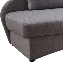 Best Wohnen Design Bettcouch in Grau - Maelas