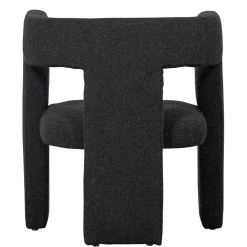 Sale Wohnen Design Cocktailsessel in Dunkelgrau Boucle - Seanno