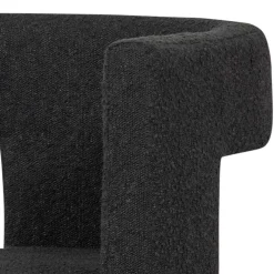 Sale Wohnen Design Cocktailsessel in Dunkelgrau Boucle - Seanno