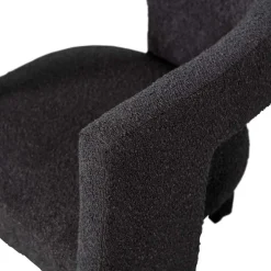 Sale Wohnen Design Cocktailsessel in Dunkelgrau Boucle - Seanno