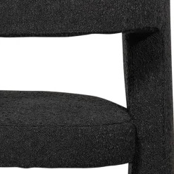 Sale Wohnen Design Cocktailsessel in Dunkelgrau Boucle - Seanno