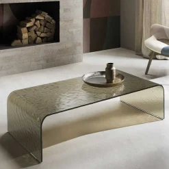 Wohnen Design Couchtisch aus Strukturglas - Jula