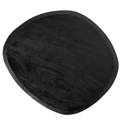 Clearance Wohnen Design Couchtisch in Schwarz Massivholz - Standing