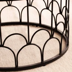 New Wohnen Design Couchtisch mit Ringgestell - Heraklion