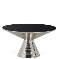 Best Wohnen Design Couchtisch mit schwarzer Glasplatte - Coralla