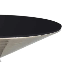 Best Wohnen Design Couchtisch mit schwarzer Glasplatte - Coralla