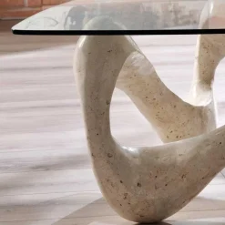 Best Wohnen Design Couchtisch Orcia mit Glasplatte